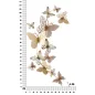 Panel ścienny BUTTERFLIES ZŁOTO/RÓŻOWY 59,5 4 111,5 cm